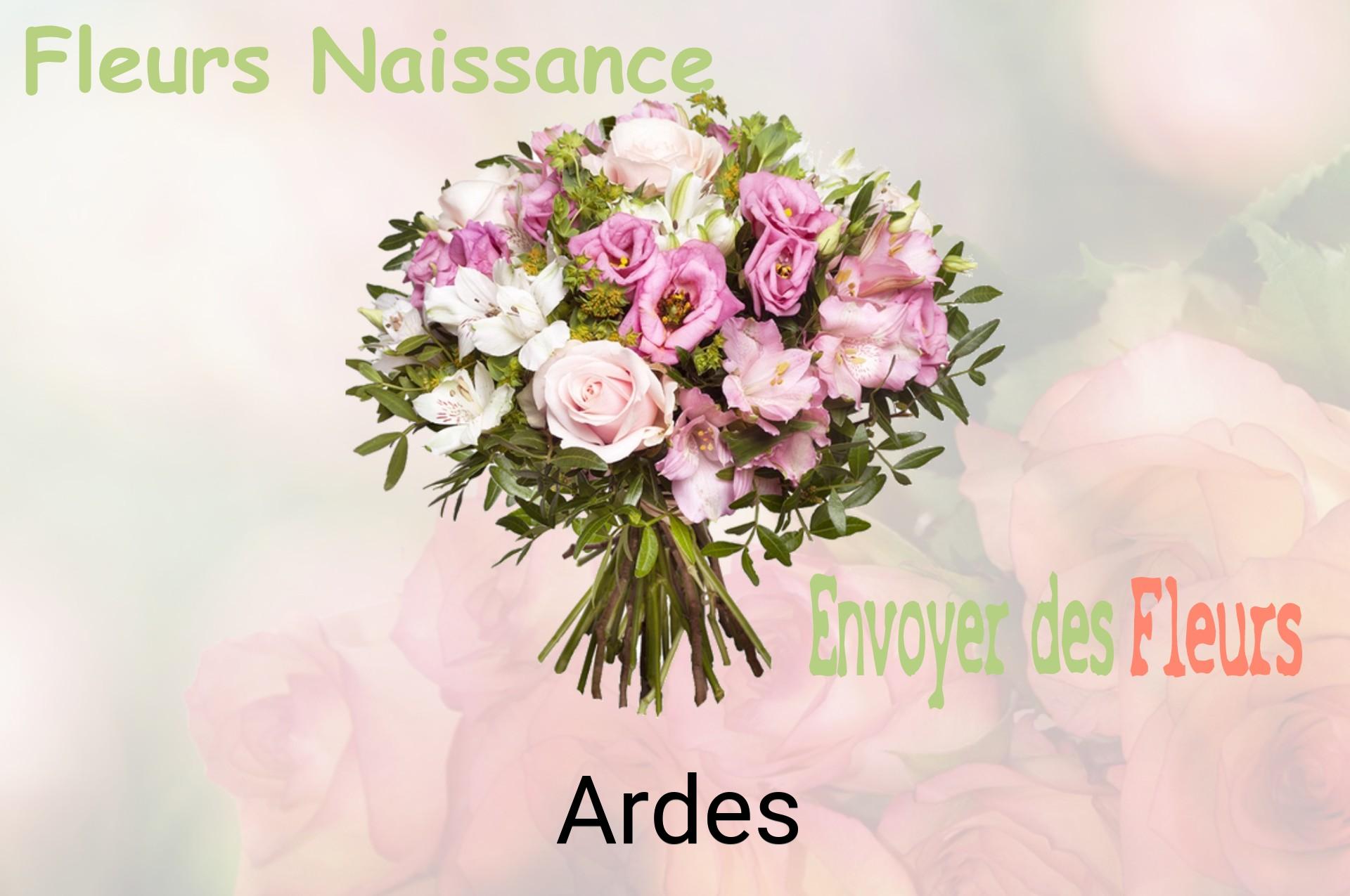 Bouquet de fleurs de naissance livré à Ardes